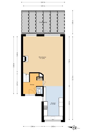 Plattegrond - Generaal Linckerslaan 58, 5623 JW Eindhoven - Begane grond - 2D.jpg